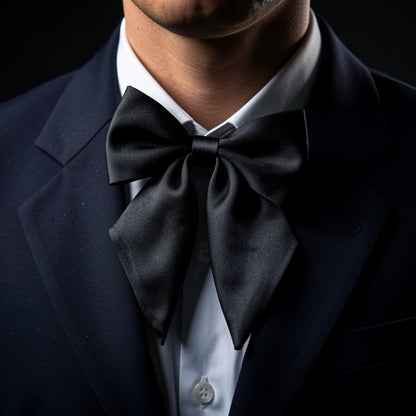 JK Seifuku Satin Bow Tie — Japanese School Uniform Collar, Kawaii Cosplay